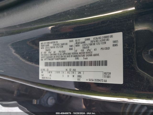 1FT7W2BT1HEF34851 Ford F-250 Xl