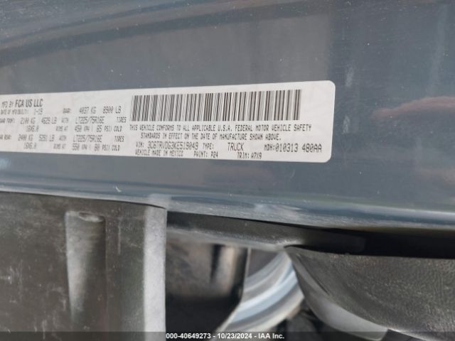3C6TRVDG3KE519049 RAM Promaster 2500 High Roof 159 Wb