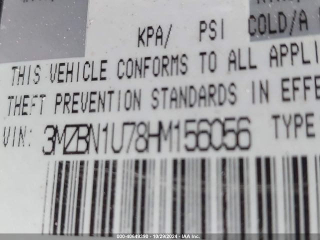 3MZBN1U78HM156056 Mazda Mazda3 Sport