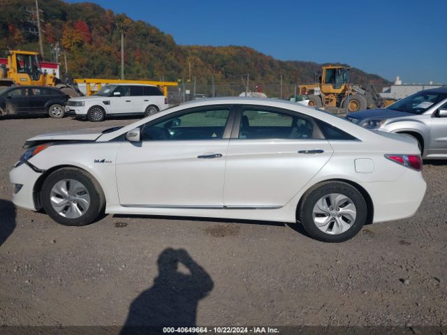 KMHEC4A46EA117665 Hyundai SONATA HYBRID