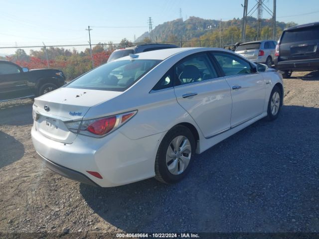 KMHEC4A46EA117665 Hyundai SONATA HYBRID