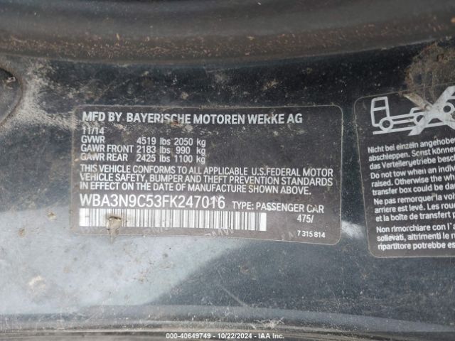 WBA3N9C53FK247016 BMW 428i Xdrive