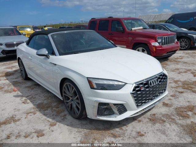 2021 AUDI S5 CABRIOLET WAUY4GF56MN001372