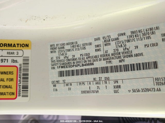 Ford Bronco Badlands 2023 1FMEE5DPXPLB49886 Image 9