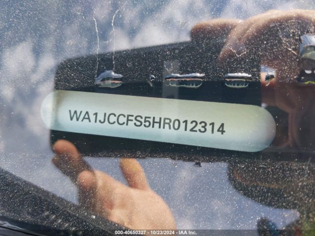 WA1JCCFS5HR012314 Audi Q3 2.0t Premium