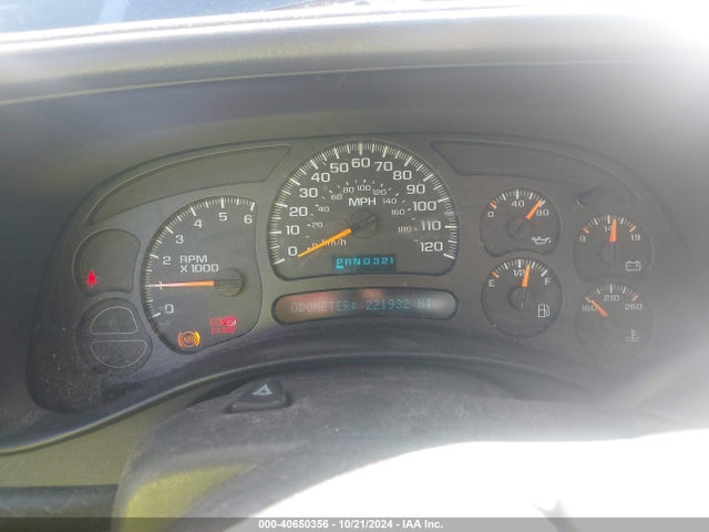 40650356 :رقم المزاد ، 2GCEK13T351227612 vin ، 2005 Chevrolet Silverado 1500 Lt مزاد بيع