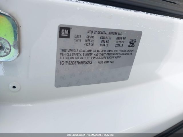 1G1YS2D67H5603283 Chevrolet Corvette Z06