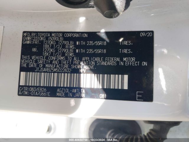 JTJSARBZ5M5022832 Lexus Nx 300 F Sport