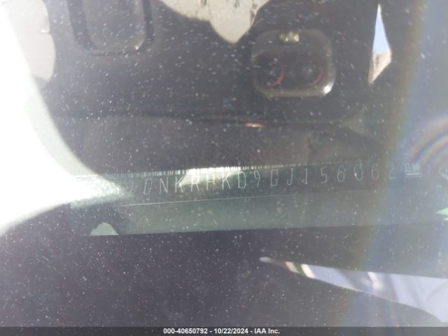 1GNKRHKD9GJ156062 Chevrolet Traverse 2lt