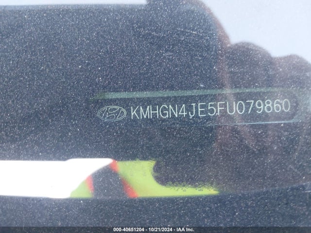 Hyundai Genesis 3.8 2015 KMHGN4JE5FU079860 Image 9