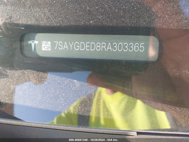 2024 TESLA MODEL Y 7SAYGDED8RA303365 Photo 8