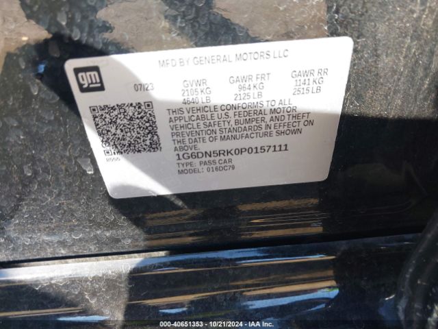 1G6DN5RK0P0157111 Cadillac Ct5 Premium Luxury