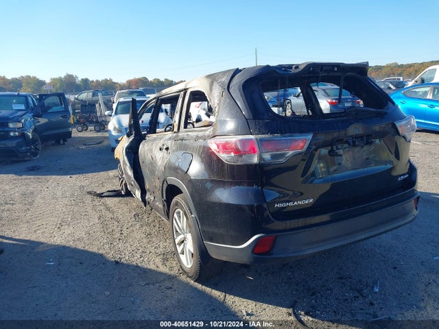 Toyota Highlander Le V6 2015 5TDBKRFH5FS177203 Image 3