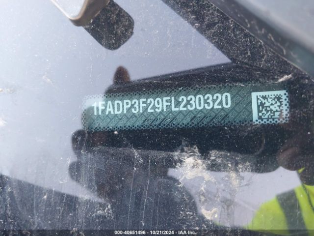 1FADP3F29FL230320 Ford FOCUS SE