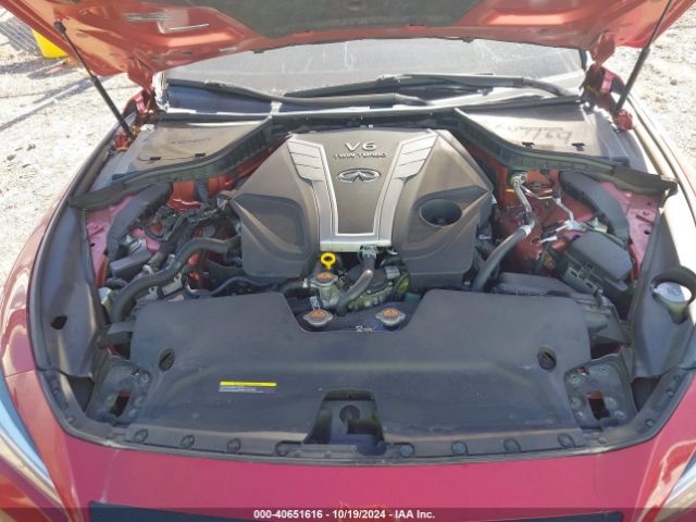 JN1FV7AP6KM760058 Infiniti Q50 3.0t Red Sport 400