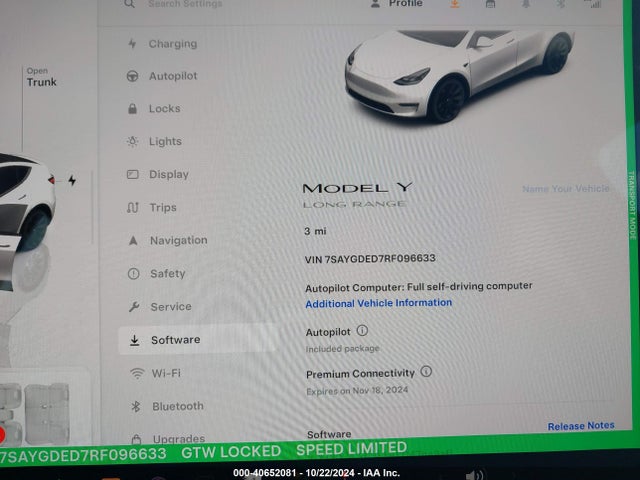 2024 TESLA MODEL Y 7SAYGDED7RF096633 Photo 6