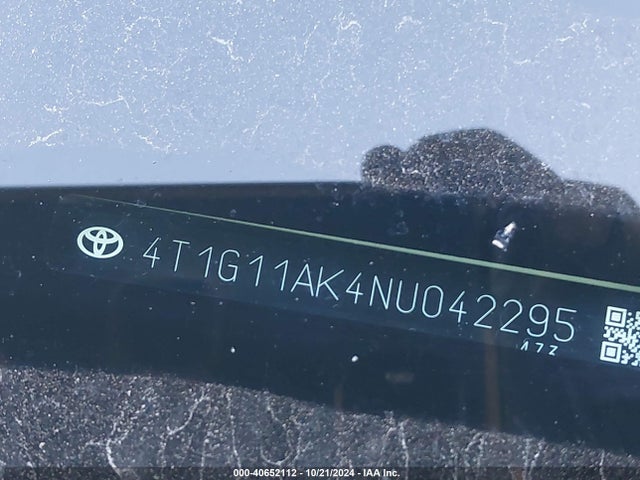 Toyota CAMRY SE 2022 4T1G11AK4NU042295 Image 9