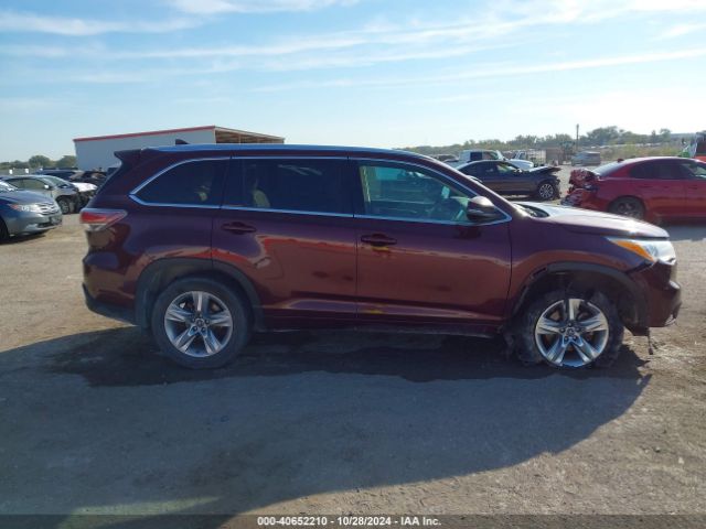 5TDYKRFH7GS184942 Toyota Highlander Limited V6