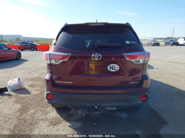 5TDYKRFH7GS184942 Toyota Highlander Limited V6
