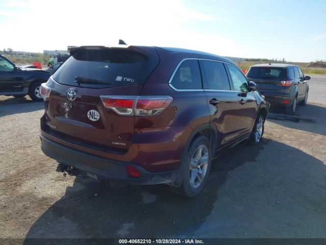 5TDYKRFH7GS184942 Toyota Highlander Limited V6