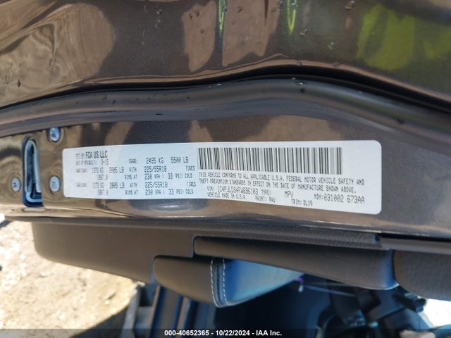 Jeep Cherokee Limited 2015 1C4PJLDS4FW696103 Image 9