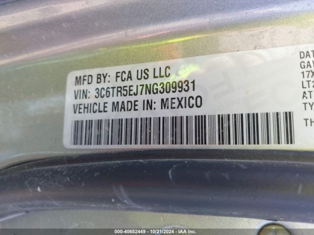 3C6TR5EJ7NG309931 RAM 2500 Power Wagon  4x4 6'4 Box
