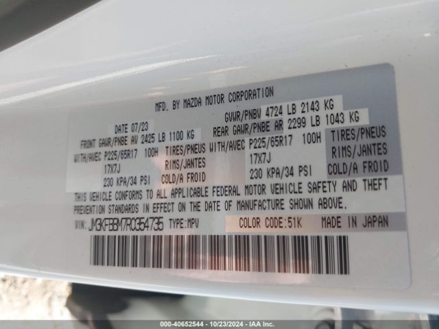 JM3KFBBM7R0354735 Mazda Cx-5 2.5 S Select