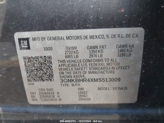 Chevrolet Blazer Awd 2lt 2021 3GNKBHR4XMS513009 Image 9