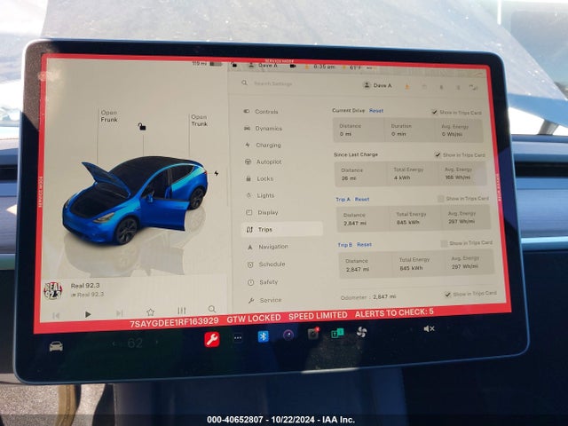 2024 TESLA MODEL Y 7SAYGDEE1RF163929 Photo 6