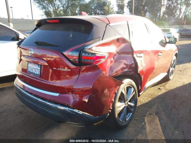 5N1AZ2DJ6MC122161 Nissan Murano Platinum Fwd
