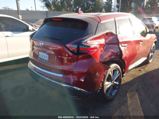 5N1AZ2DJ6MC122161 Nissan Murano Platinum Fwd