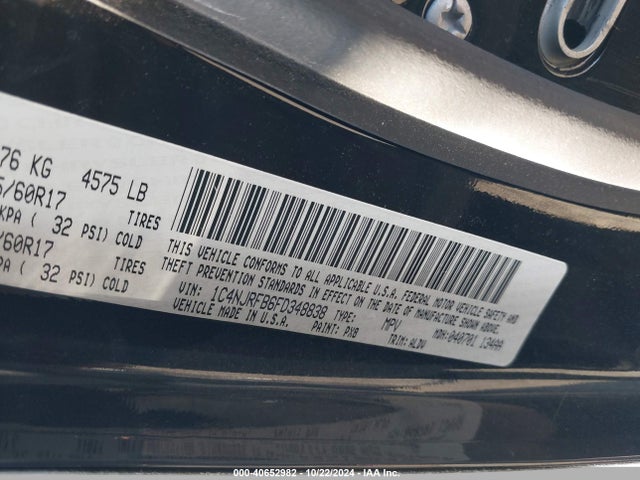 1C4NJRFB6FD348838 Jeep Patriot High Altitude Edition