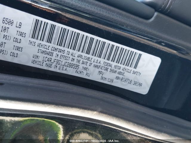 1C4RJFBG1JC288595 Jeep Grand Cherokee Limited 4x4