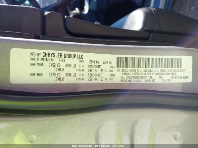 1C4RJFAG6EC265157 Jeep Grand Cherokee Laredo