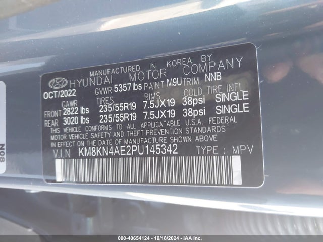 Hyundai Ioniq 5 Sel 2023 KM8KN4AE2PU145342 Image 9