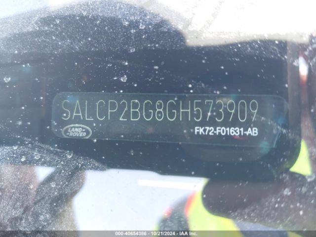 SALCP2BG8GH573909 Land Rover Discovery Sport Se
