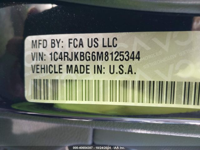 1C4RJKBG6M8125344 Jeep Grand Cherokee L Limited 4x4