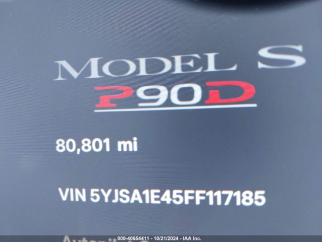 5YJSA1E45FF117185 Tesla Model S 85d/p85d