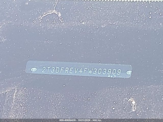2T3DFREV4FW303909 Toyota Rav4 Limited
