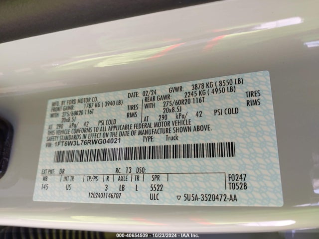 1FT6W3L76RWG04021 Ford F-150 Lightning Flash