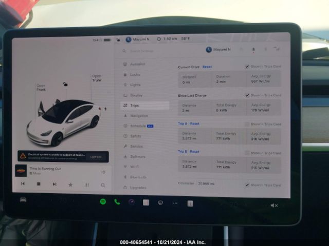 5YJ3E1EA0LF669834 Tesla Model 3 Standard Range Plus Rear-wheel Drive/standard Range Rear-wheel Drive