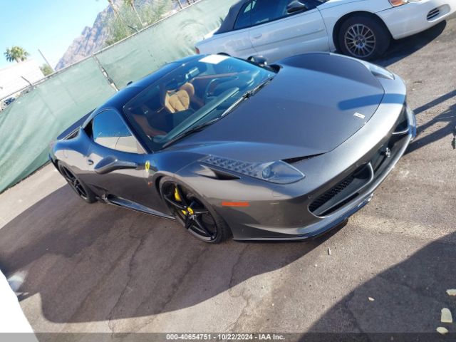 2013 FERRARI 458 ITALIA ZFF67NFA2D0195822