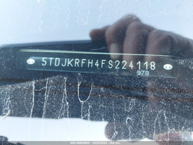 5TDJKRFH4FS224118 Toyota Highlander Xle V6