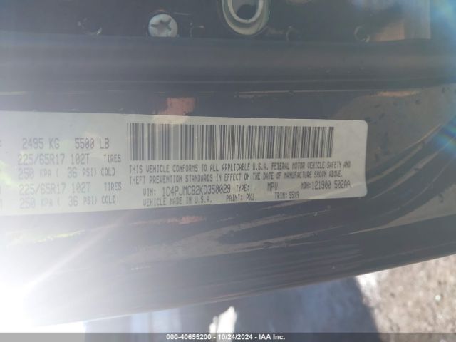 1C4PJMCB2KD350029 Jeep Cherokee Latitude 4x4