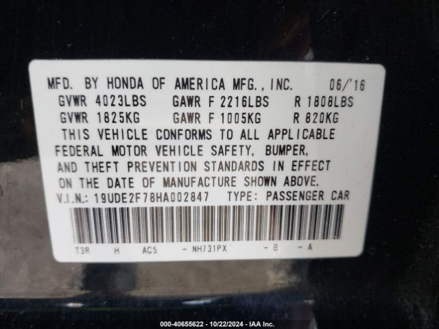 19UDE2F78HA002847 Acura Ilx Premium Package/technology Plus Package