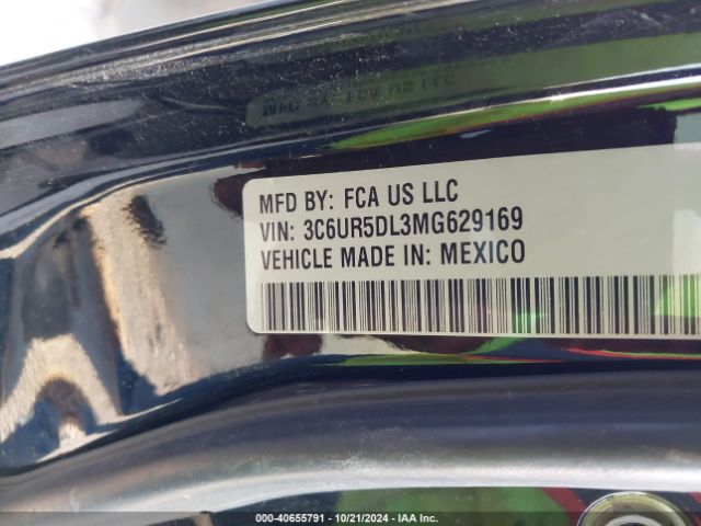 3C6UR5DL3MG629169 RAM 2500 Lone Star  4x4 6'4 Box