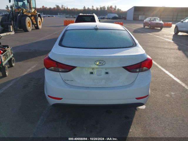 5NPDH4AE3GH781038 Hyundai ELANTRA SE