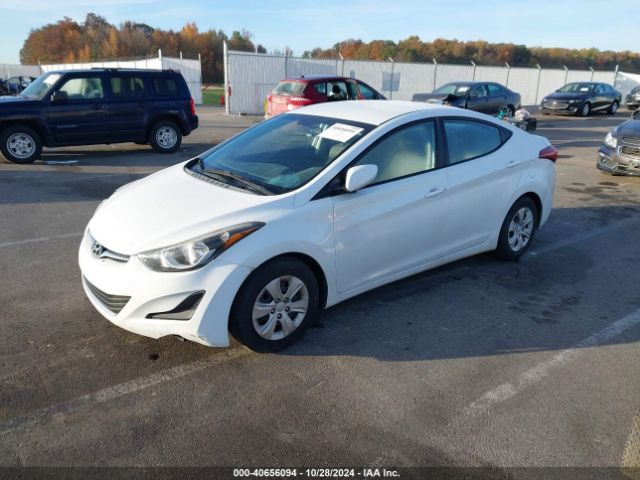 5NPDH4AE3GH781038 Hyundai ELANTRA SE