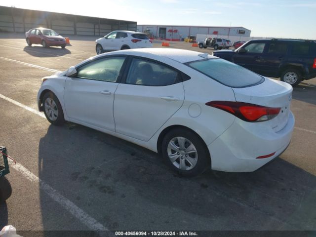 5NPDH4AE3GH781038 Hyundai ELANTRA SE