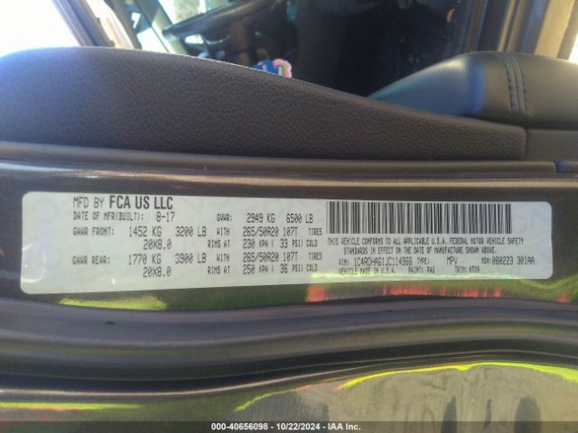 1C4RDHAG1JC114966 Dodge Durango Sxt Rwd